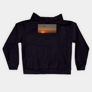 Pacific Sunset Cormorant Kids Hoodie